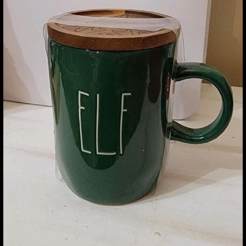 Rae Dunn "ELF" mug with topper :)